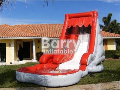China Vender Good Price For Red And White Big Kid Inflatable WaterBY-WS-038